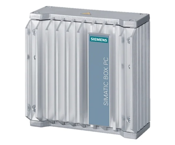 Siemens SIMATIC IPC127E industrial PC in an aluminium housing with cooling fins